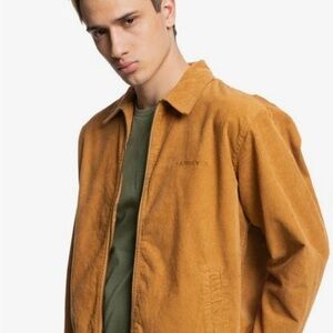 Sm Like New Quicksilver Bomber Corduroy Jacket in Mustard with designed lining